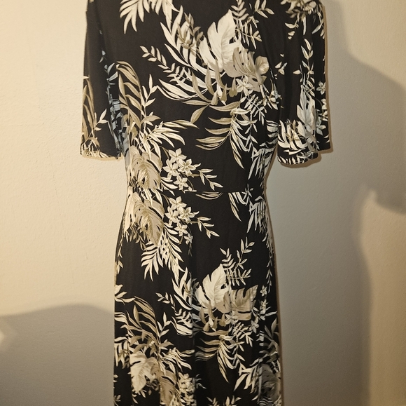 41 Hawthorn Womans V Neck Short Sleeve Dress Size Xl - Picture 9 of 11